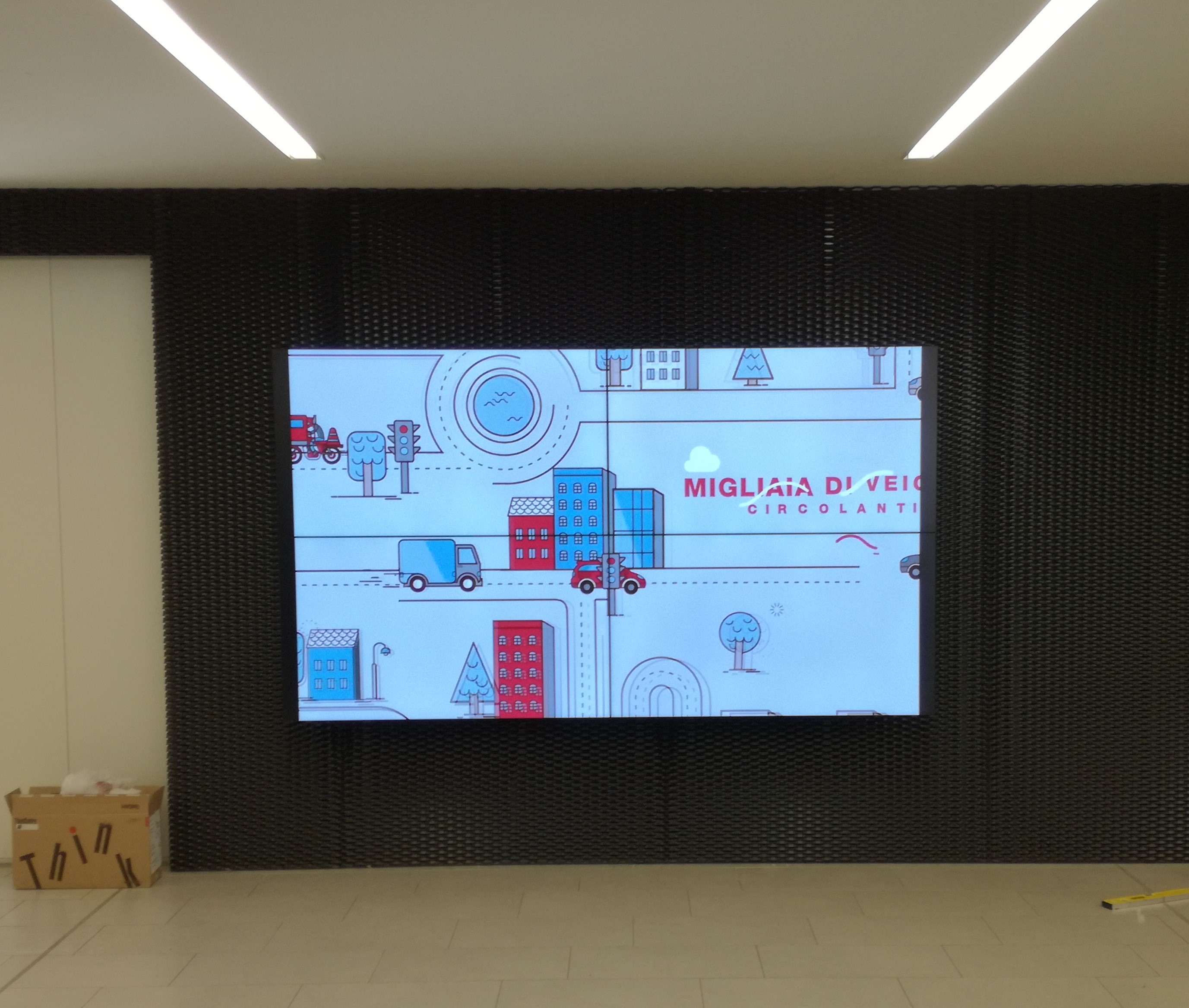 monitor videowall samsung azienda perugia digital digitalizzazione lavori progetti 